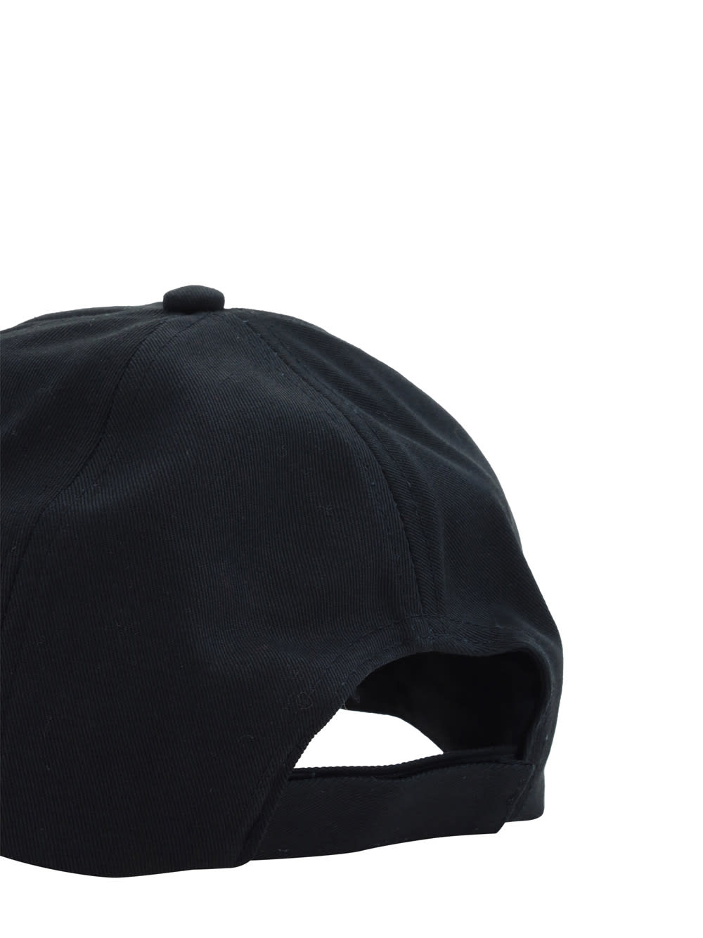 Shop Ganni Baseball Hat In Black