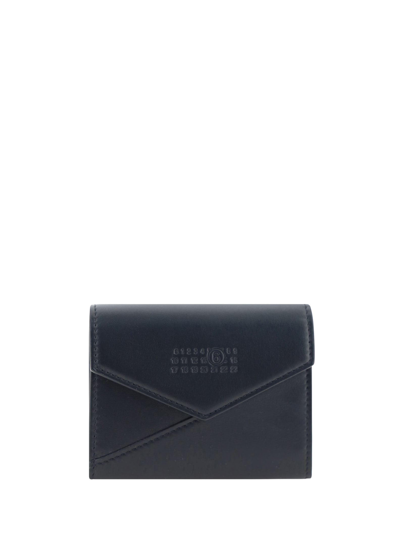 Shop Mm6 Maison Margiela Wallet In Black