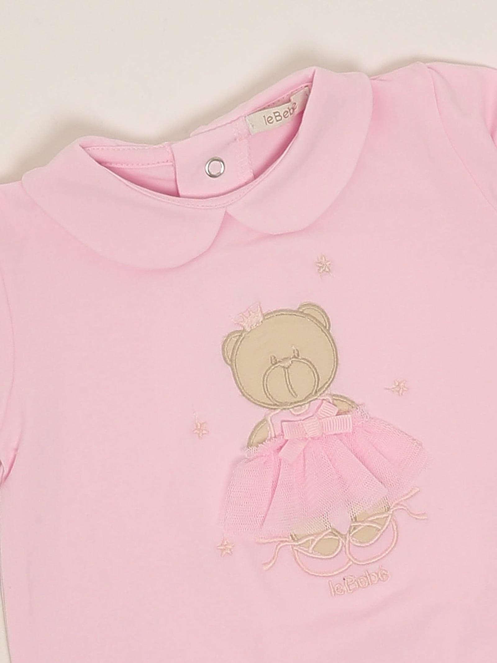 Lebebé Romper Jump Suit In Pink