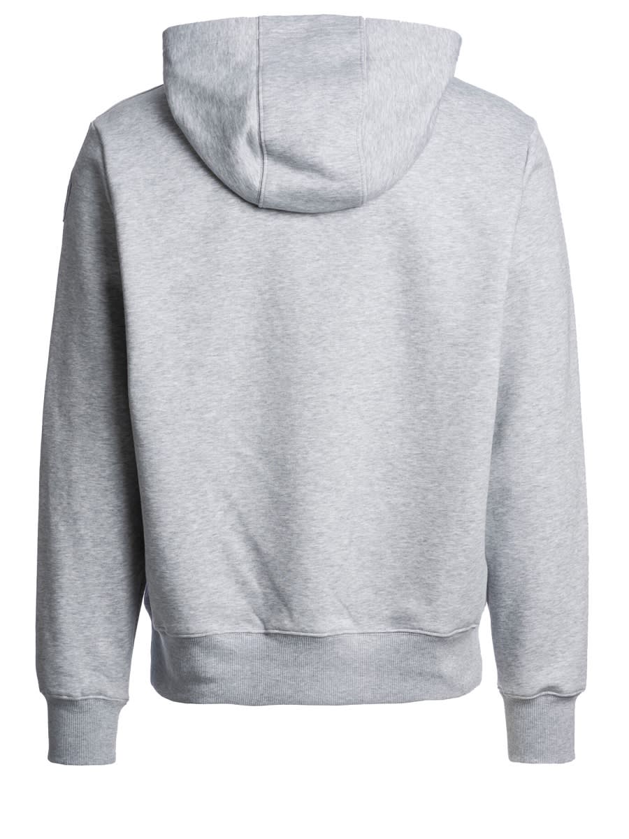 Parajumpers Everest Hooded Sweatshirt Kangaroo Pocket In Gray