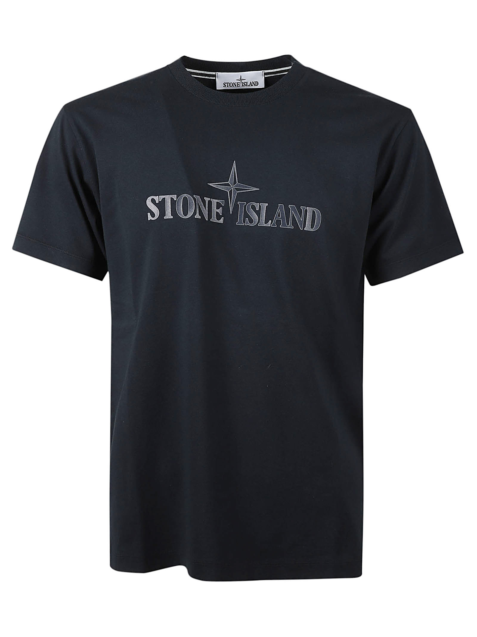 Shop Stone Island T-shirt In Navy Blue