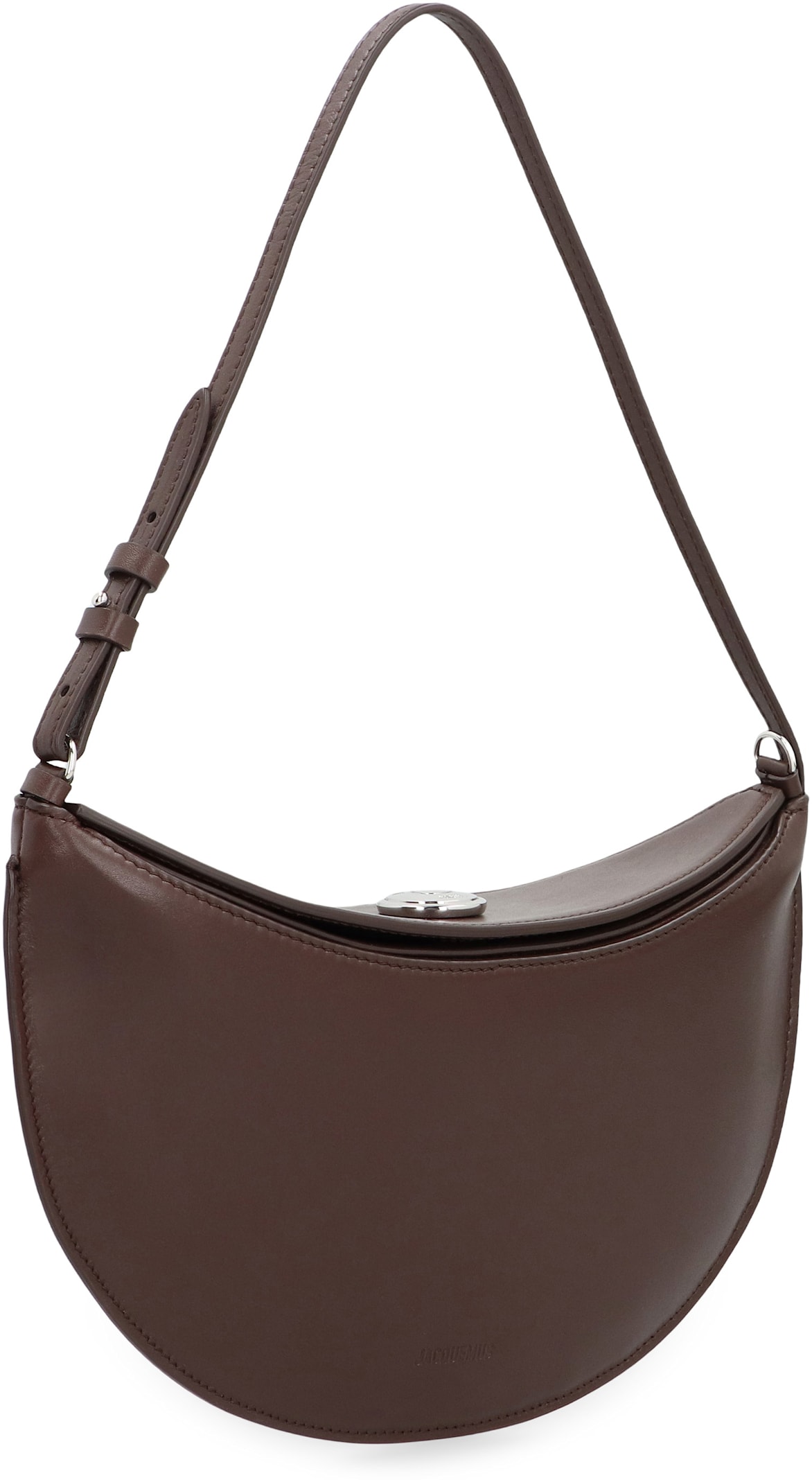 Jacquemus Decorated With A Graphic Pattern And Drawstring Closure. In Brown