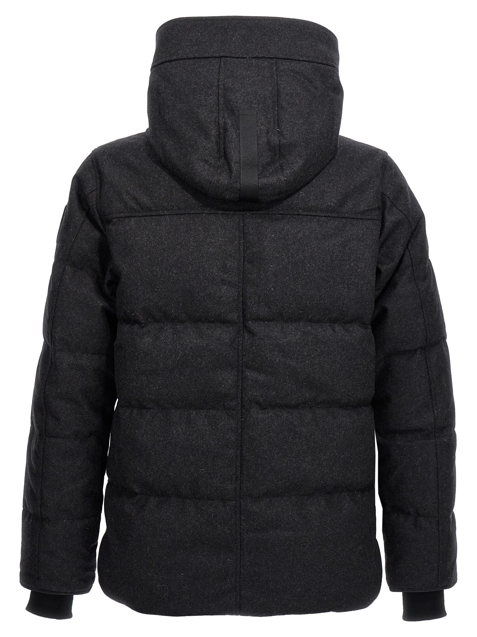 Shop Canada Goose Macmillan Down Jacket In Gray