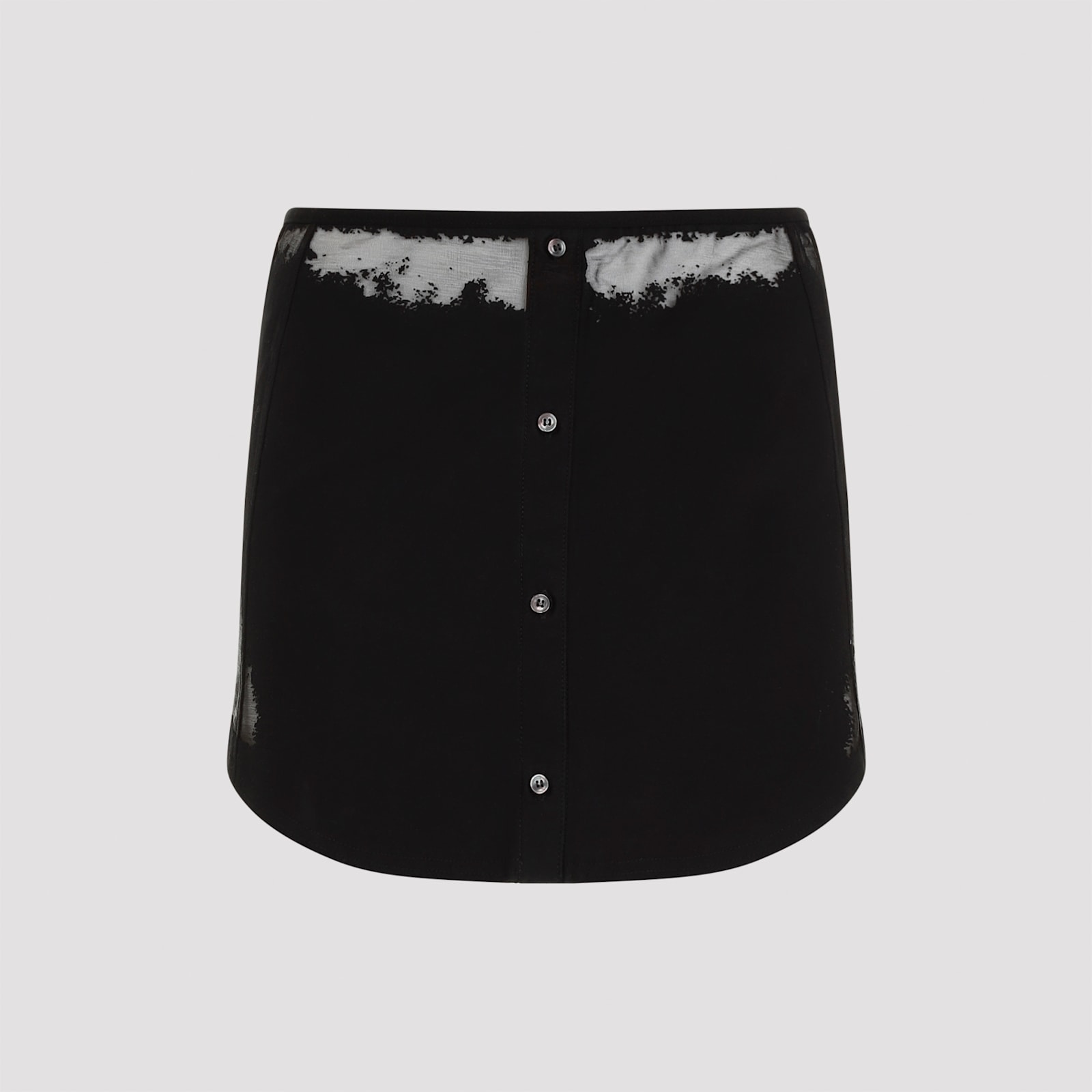 Shop Diesel O-malvy Mini Skirt In Deep Black