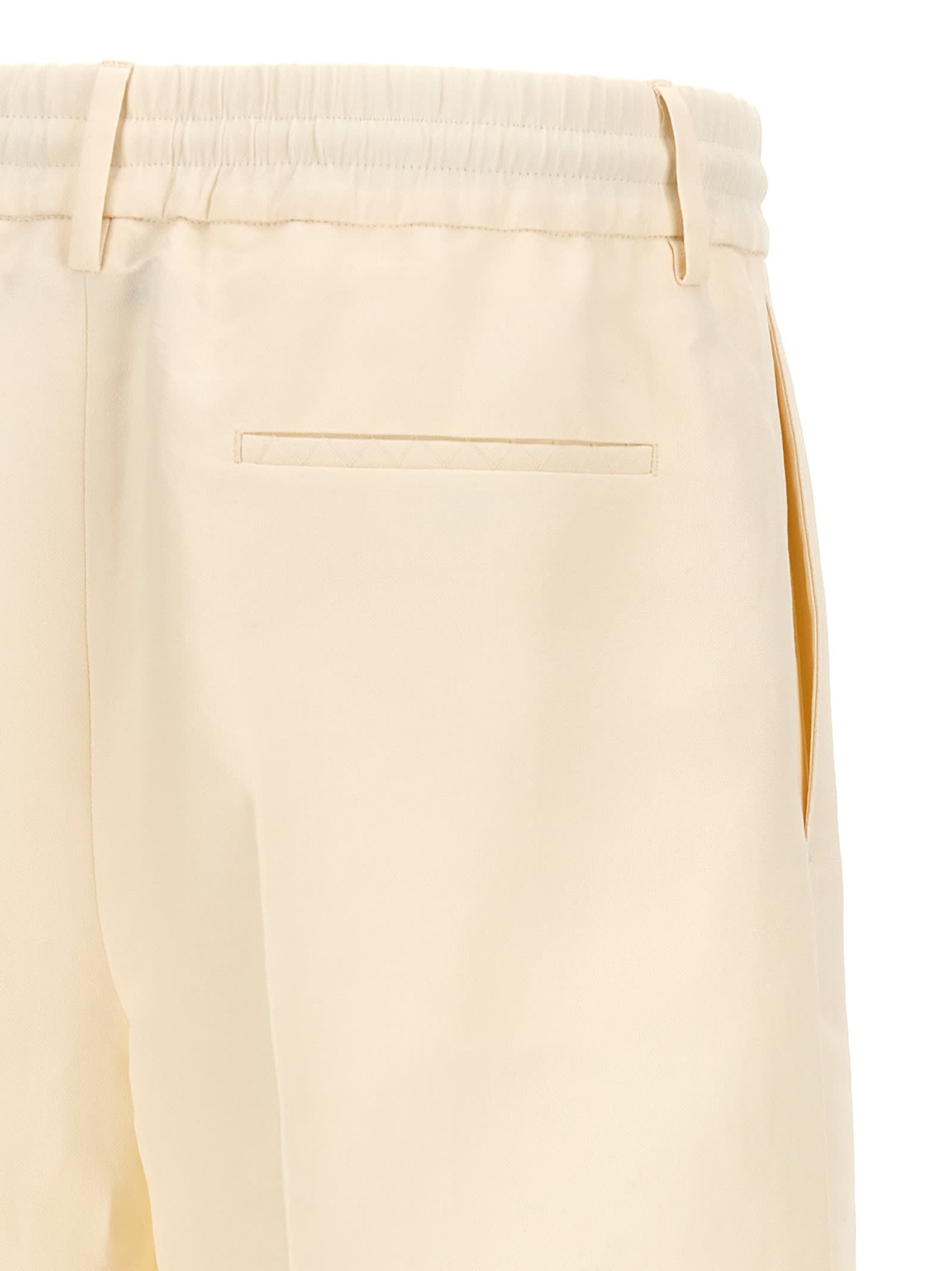 Shop Burberry Tailoring Bermuda Shorts In White