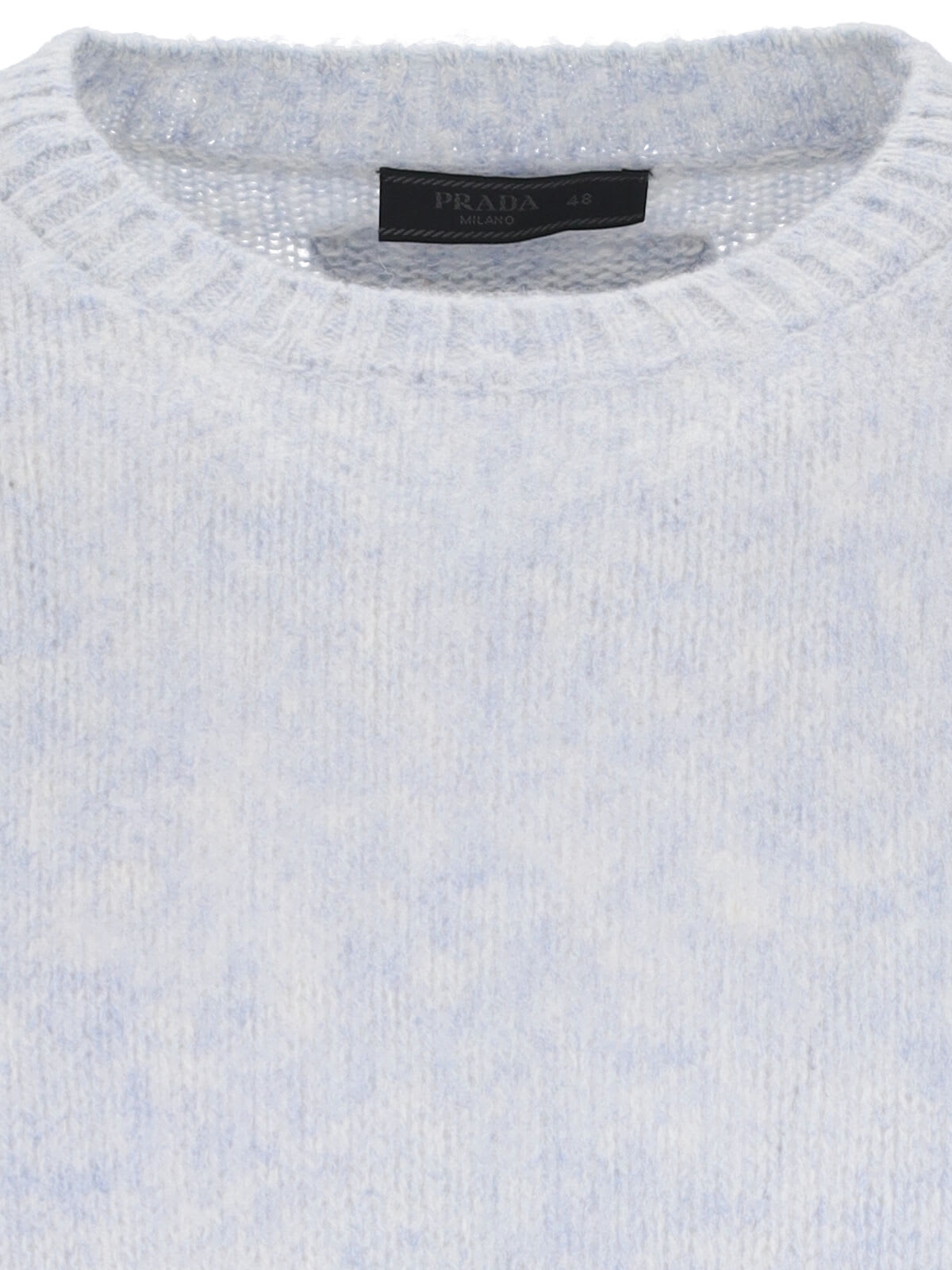 Prada Wool Sweater In Blue
