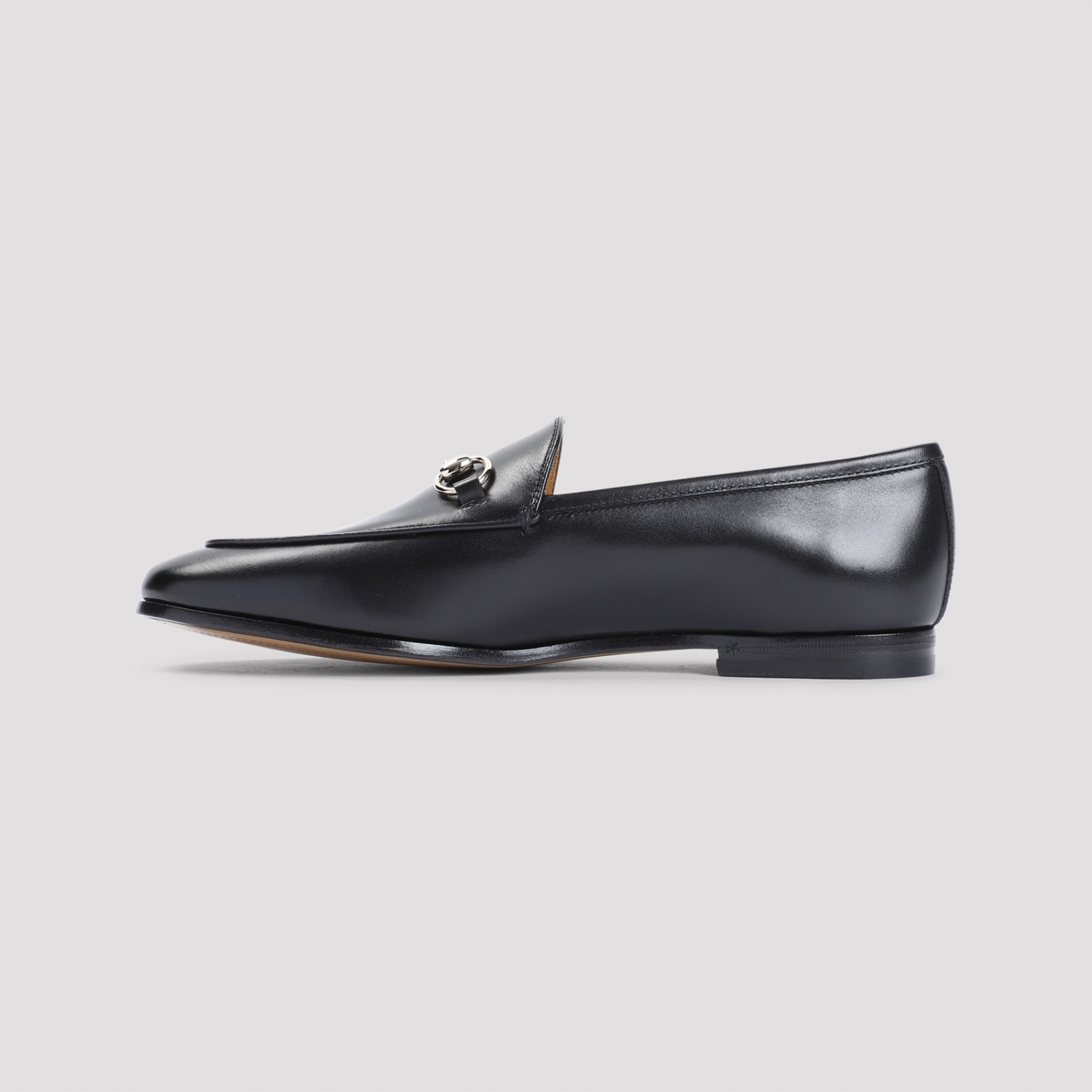 Shop Gucci Jordaan Loafers In Black