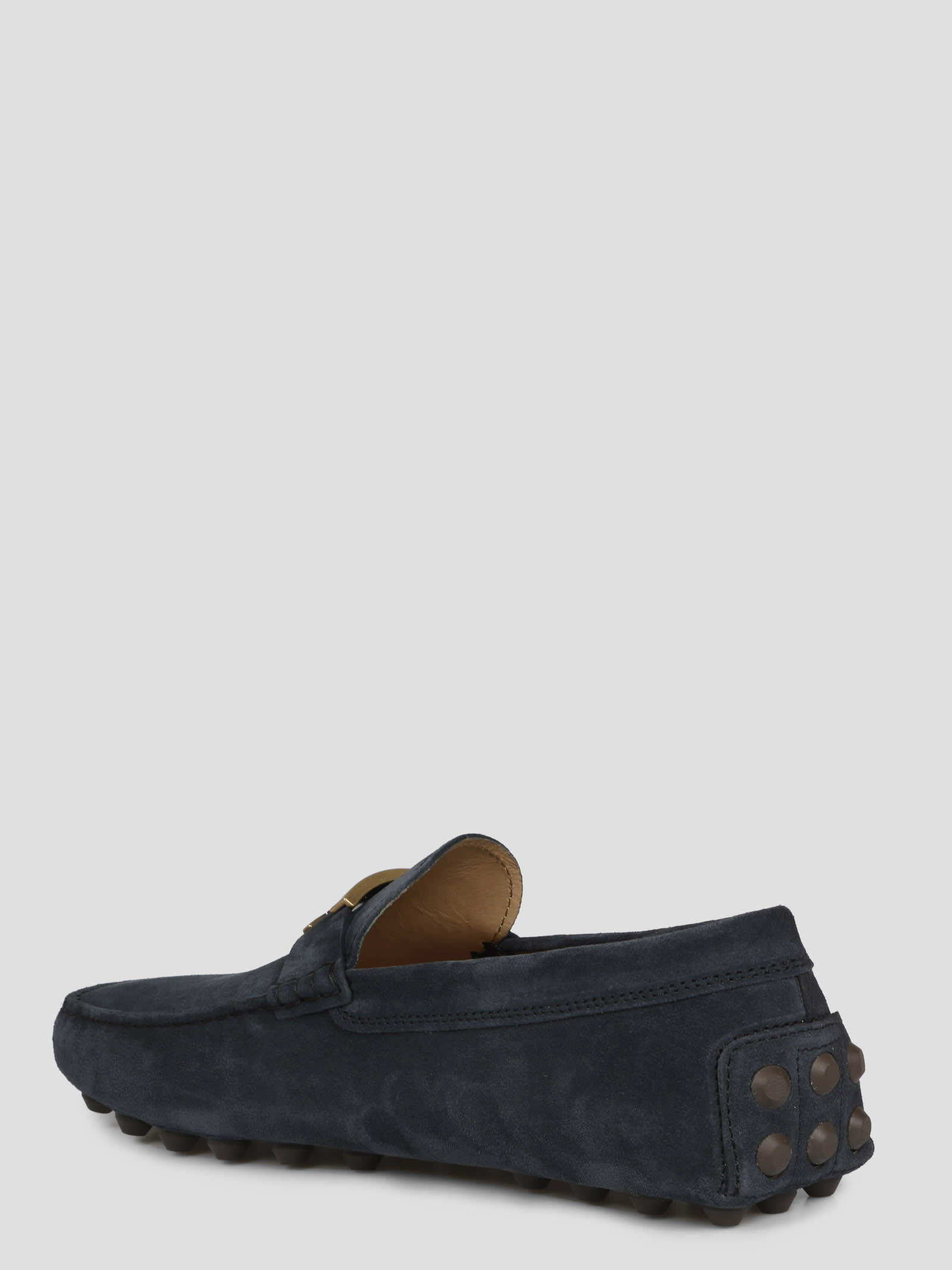 Shop Tod's Timeless Gommino Loafers In Blue