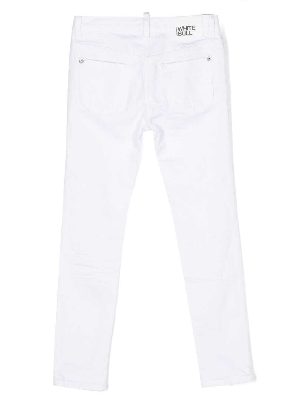 Shop Dsquared2 Straight Jeans In White
