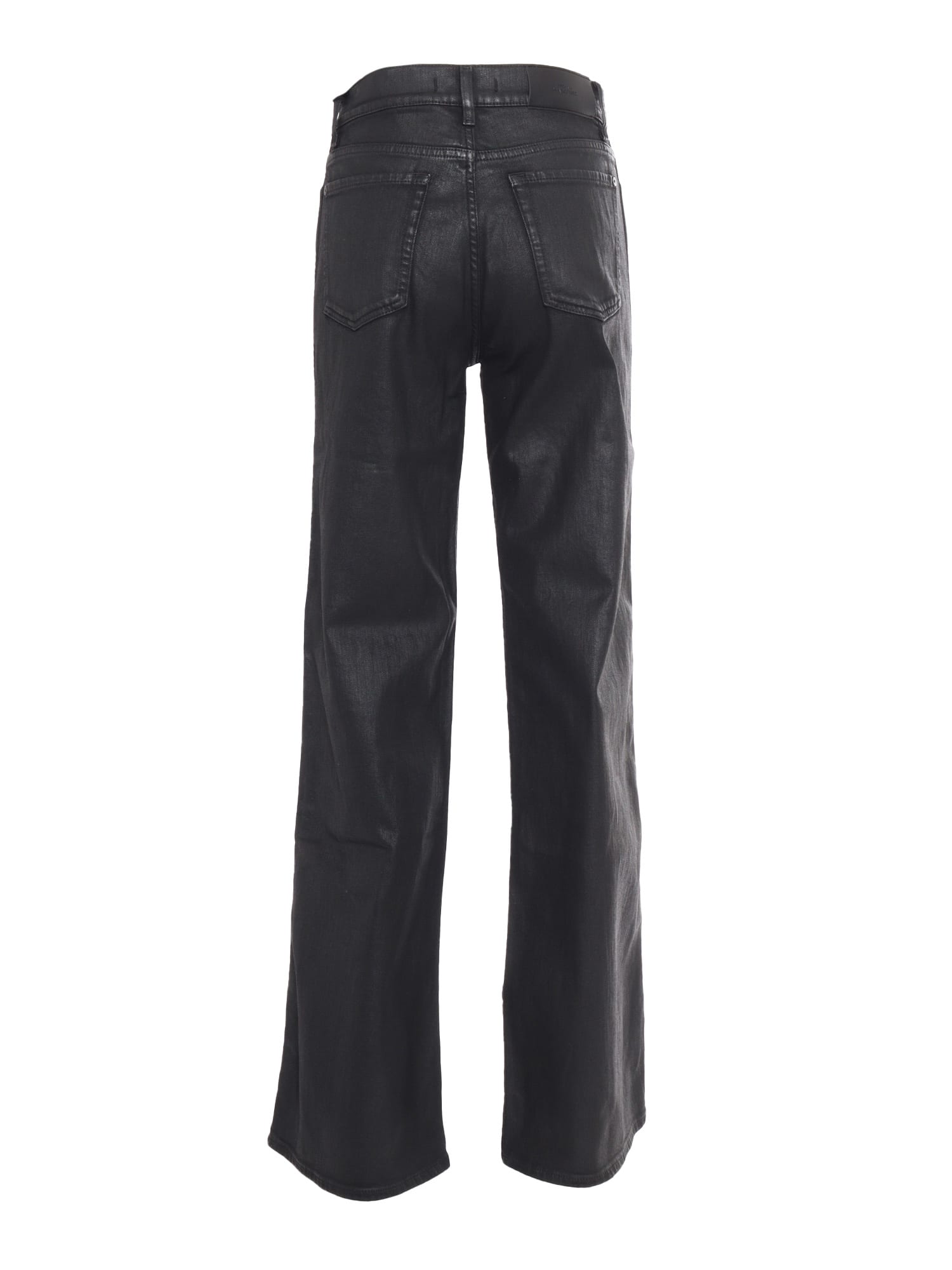 7 For All Mankind Lotta Jet Setter Black In Black