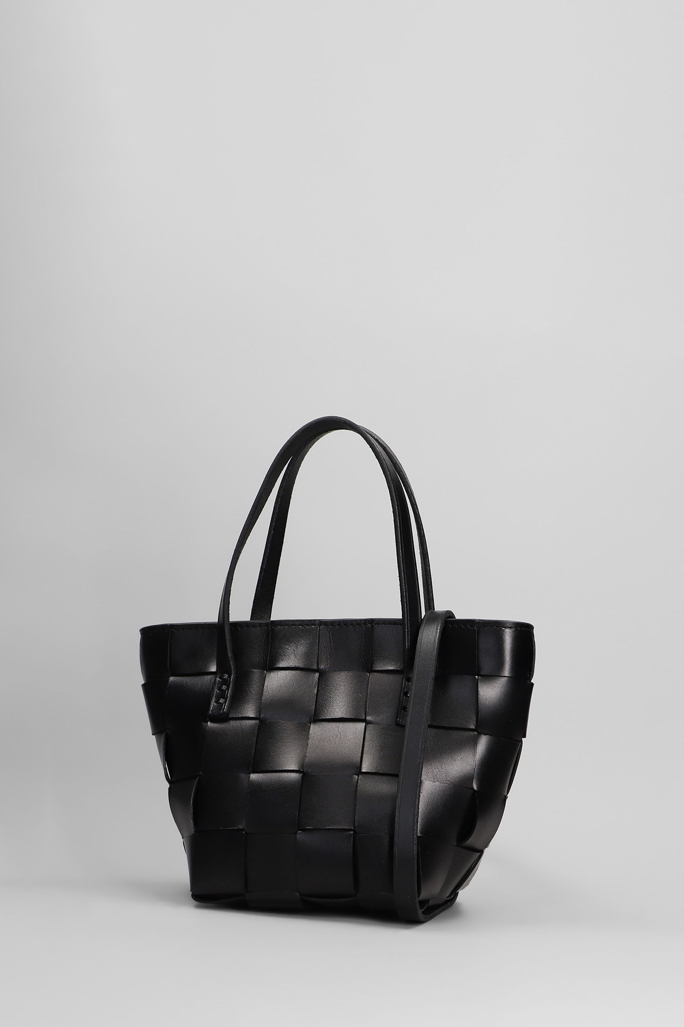 Dragon Diffusion Japan Mini Shoulder Bag In Black Leather In Black