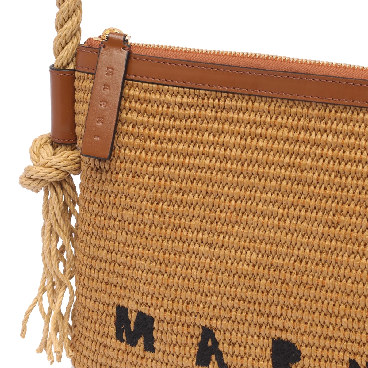 Shop Marni Marcel Summer Bag In Brown