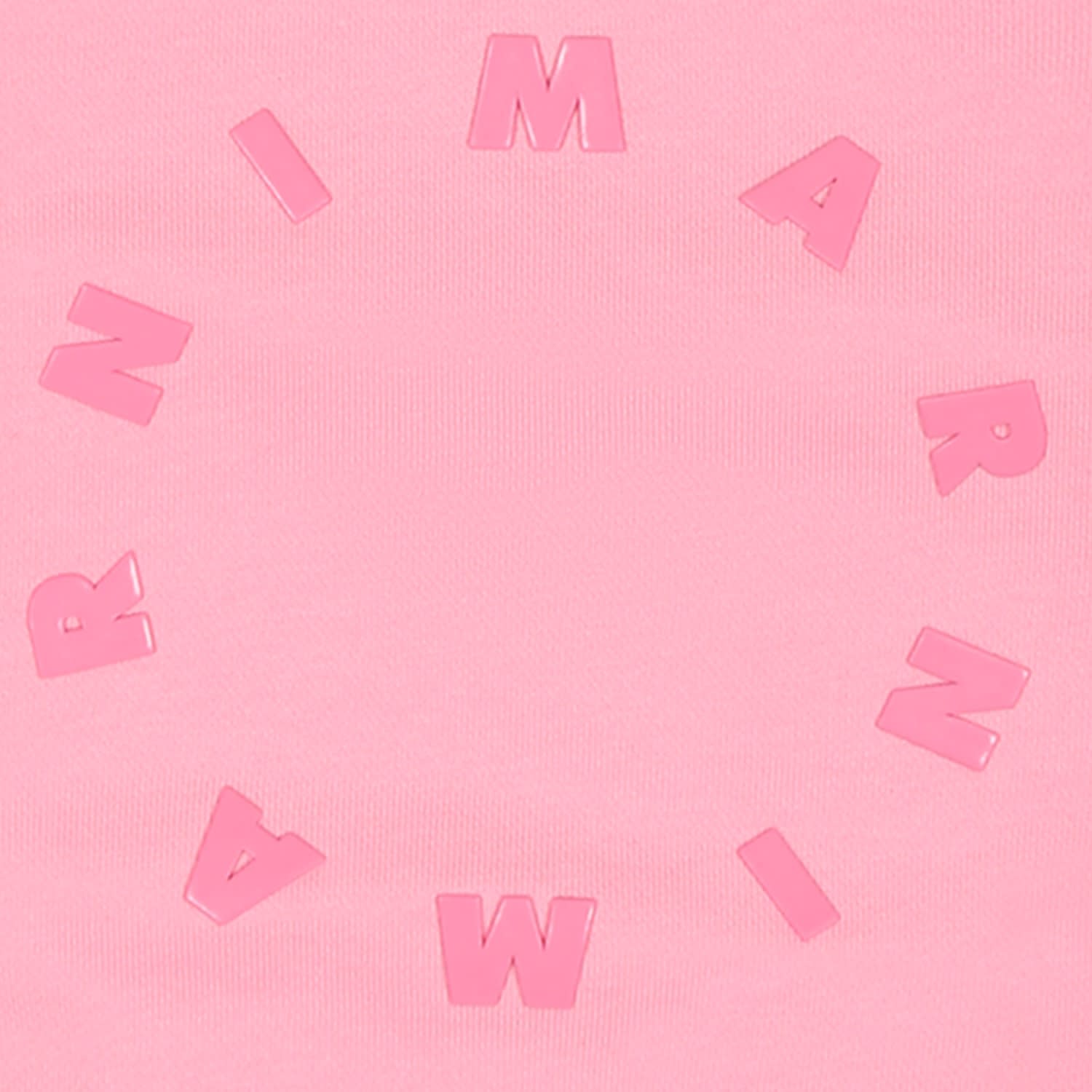 Shop Marni Pink Sweatshirt For Baby Girl With Logo