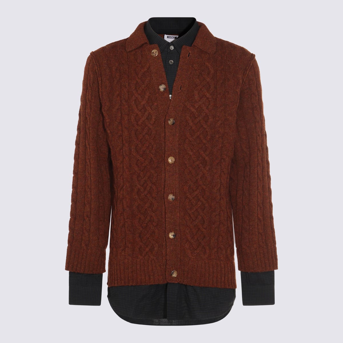 Brown Wool Knitwear