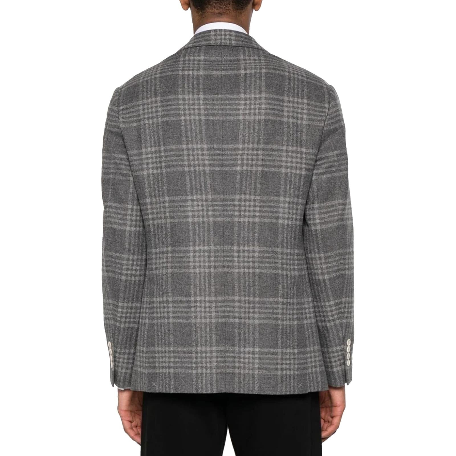 Shop Brunello Cucinelli Blazer Jacket In Gray