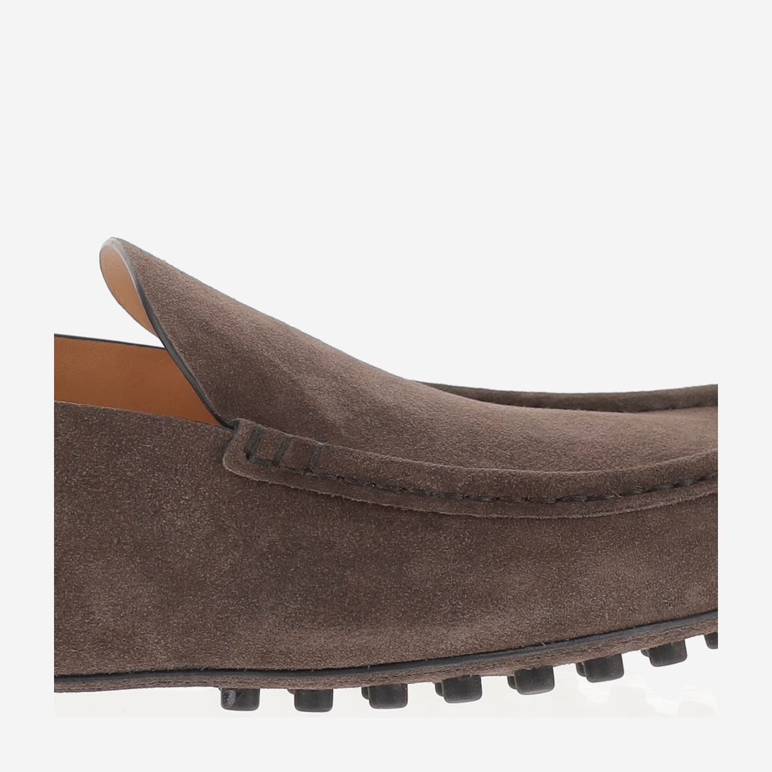 Tod's Suede Loafers In Brown