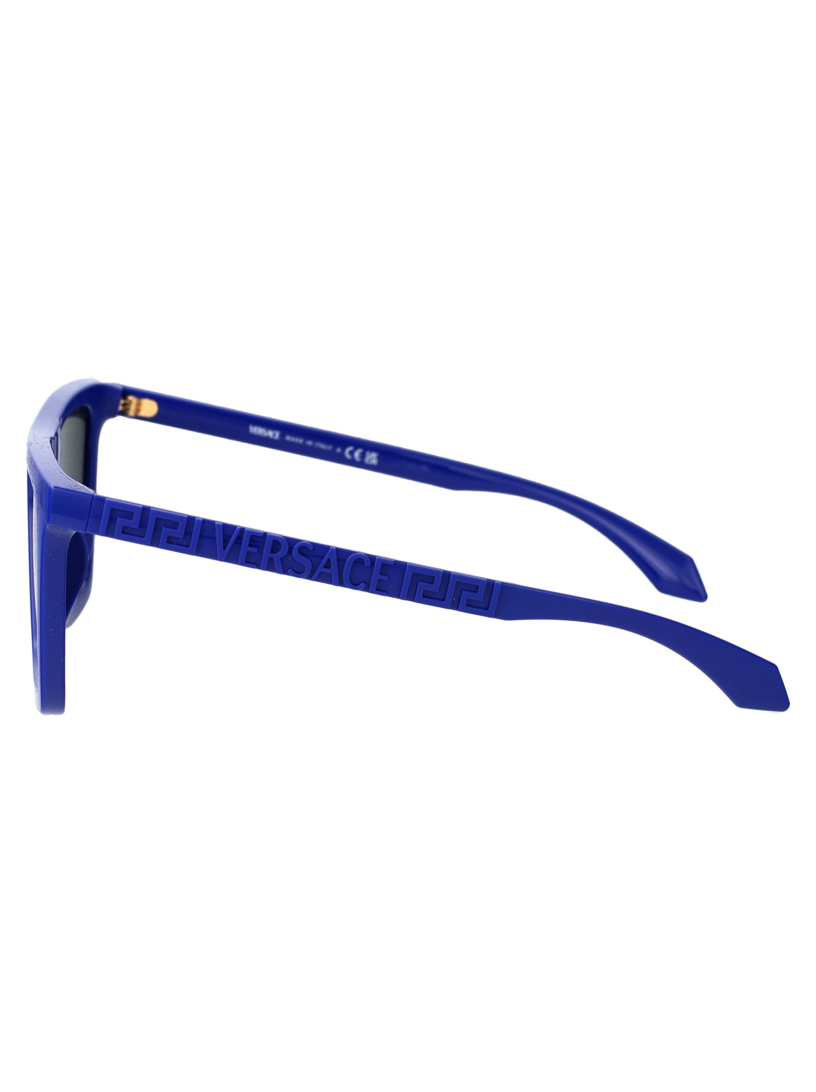 Shop Versace 0ve4468u Sunglasses In 545087 Full Blue