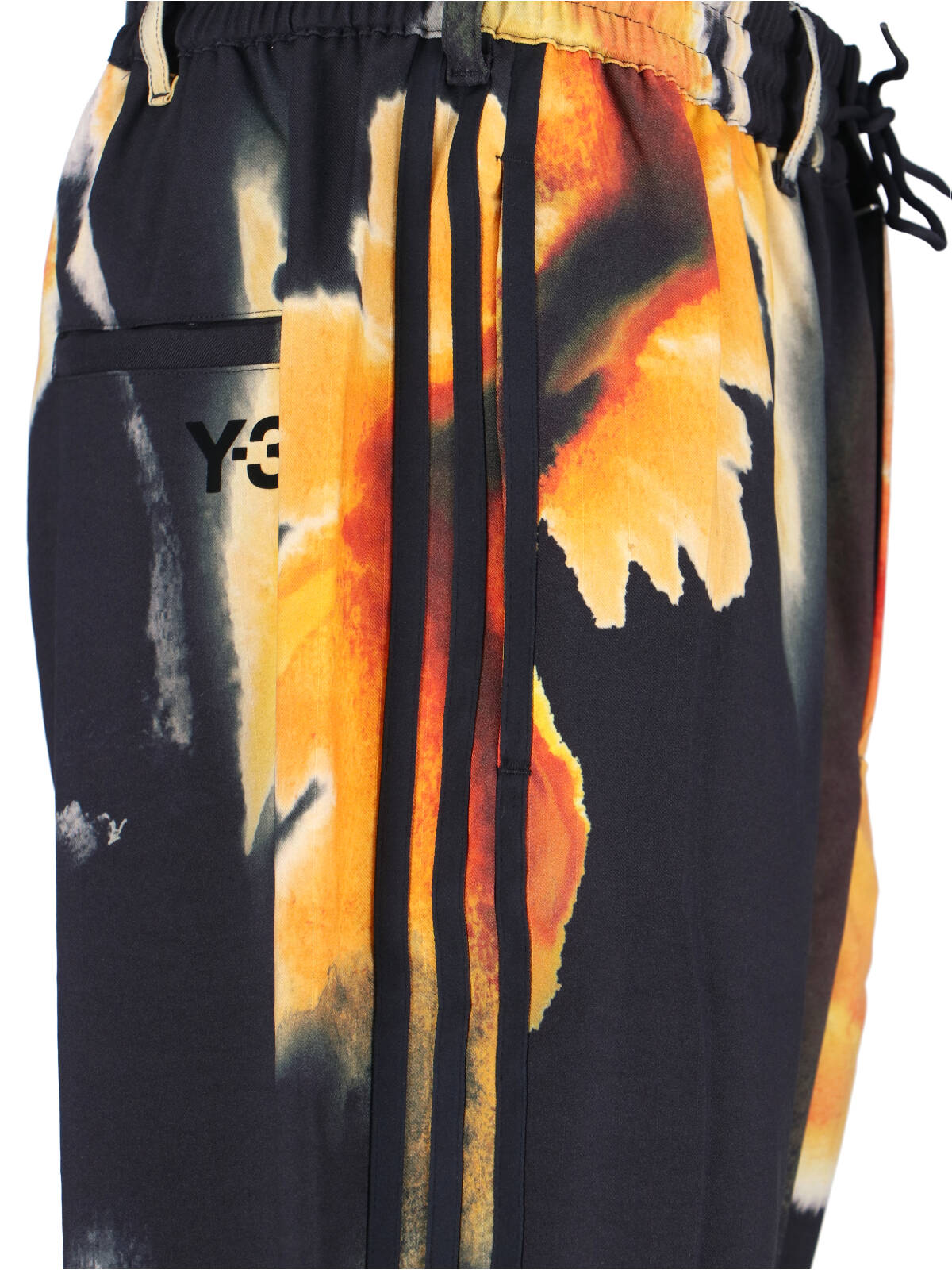Y-3 Allover Print Sport Uniform Track Pants In Black
