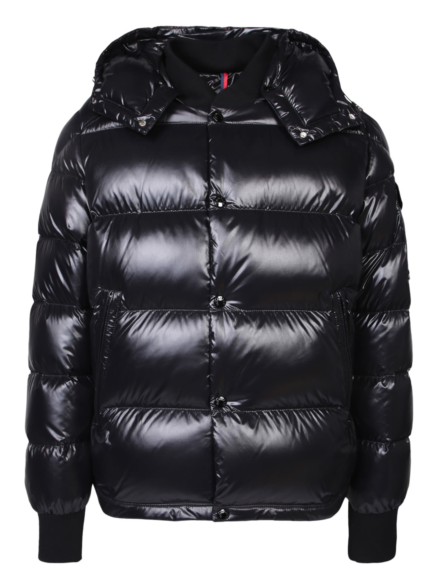 Shop Moncler Maljasset Black Down Jacket