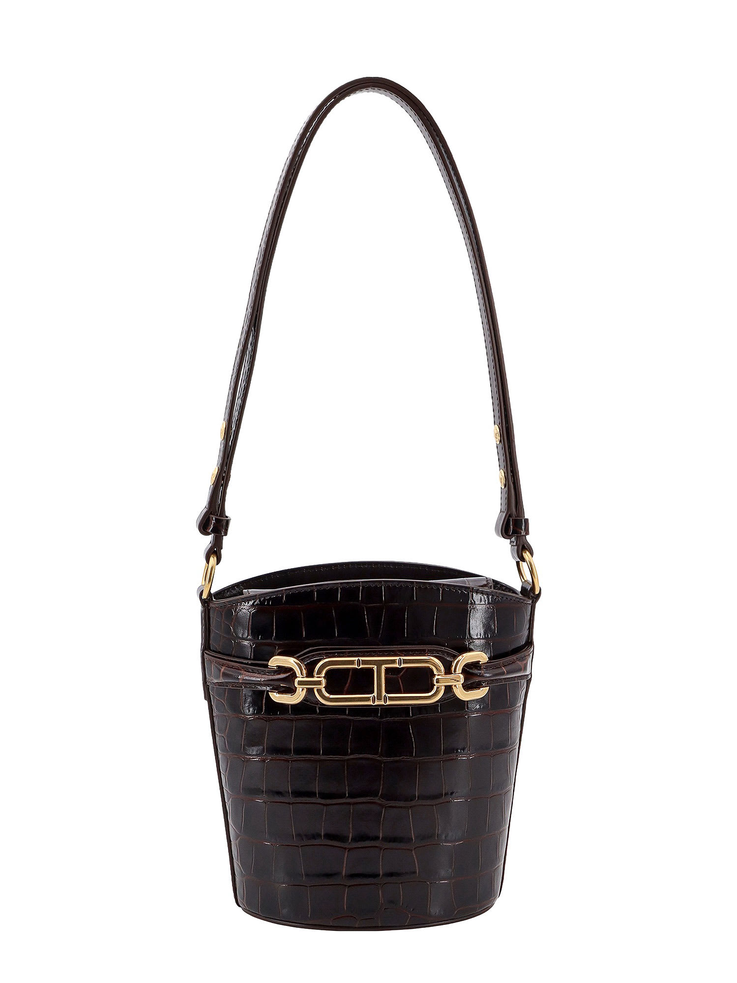 Shop Tom Ford Bucket Bag In Espresso