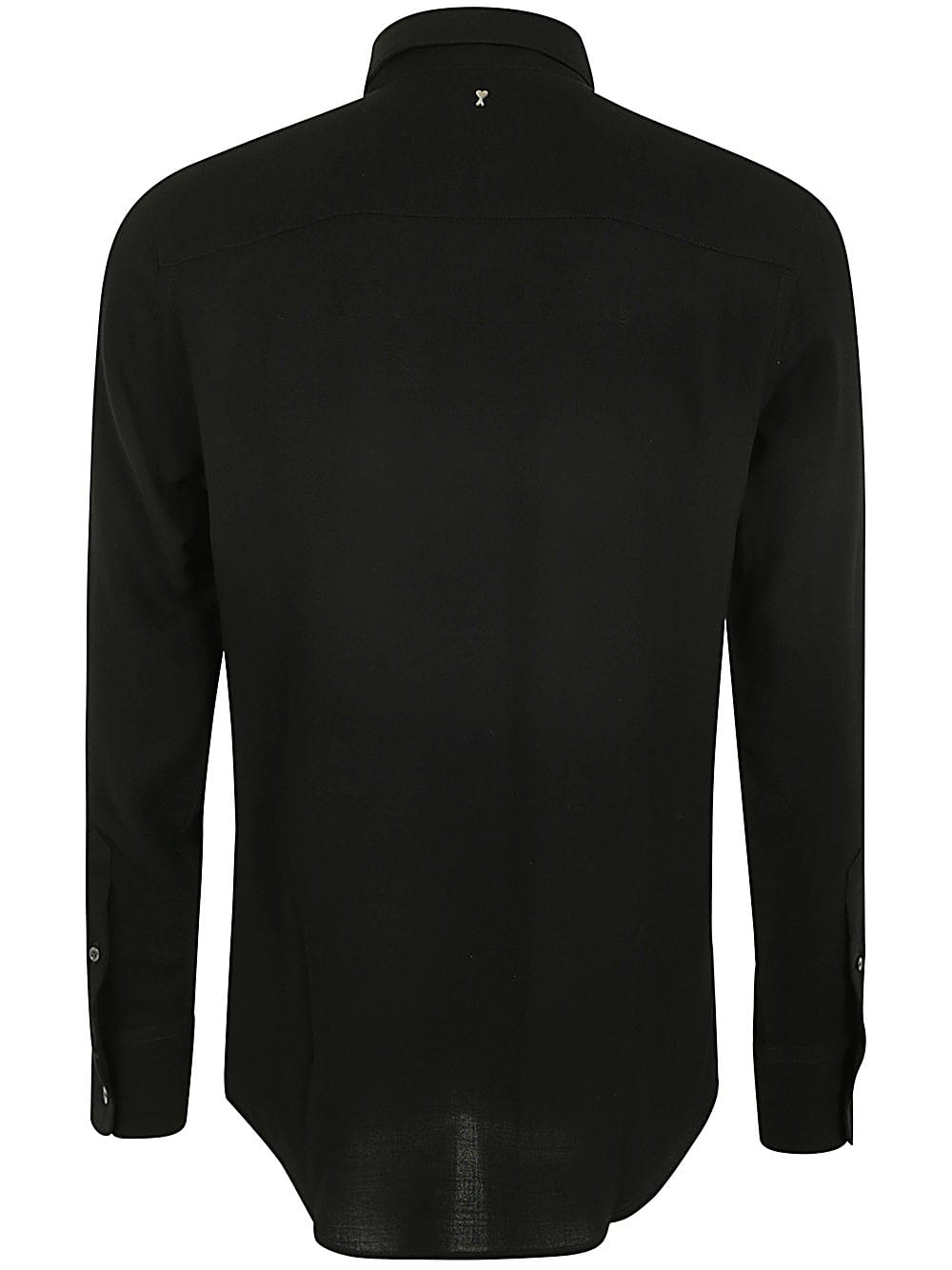 Shop Ami Alexandre Mattiussi Classic Shirt In Black