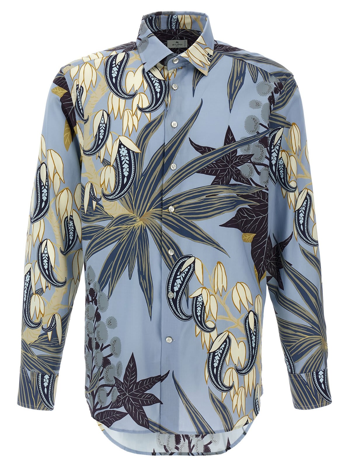 Shop Etro Paisley-printed Buttoned Shirt