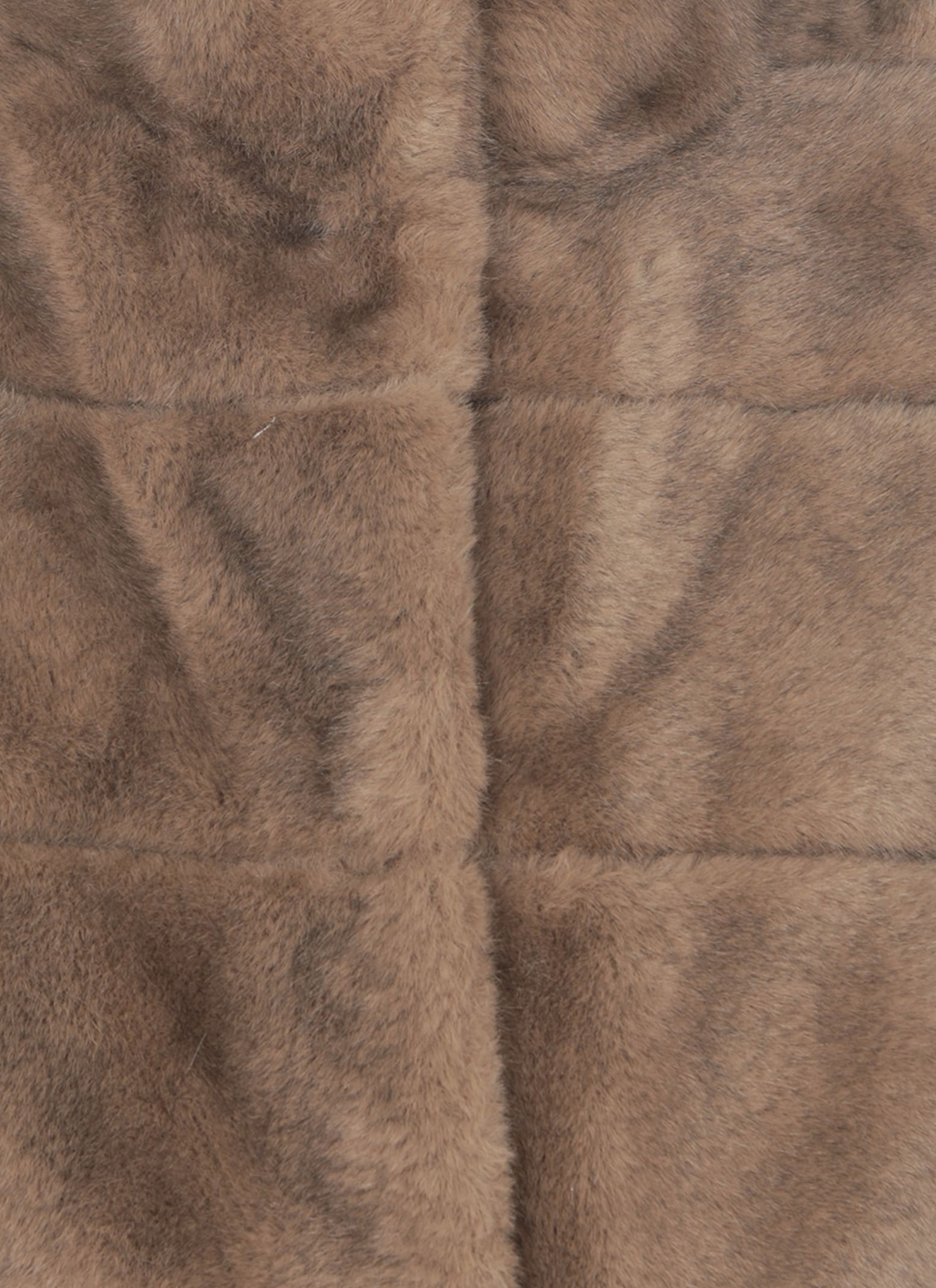 Shop Betta Corradi Syntetic Fur Vest In Brown