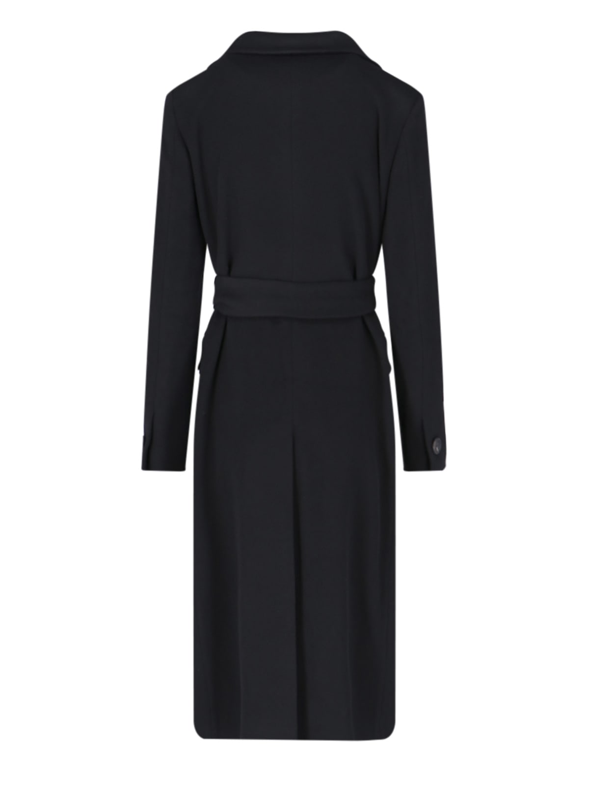 Tagliatore 'jole' Double-breasted Coat In Black