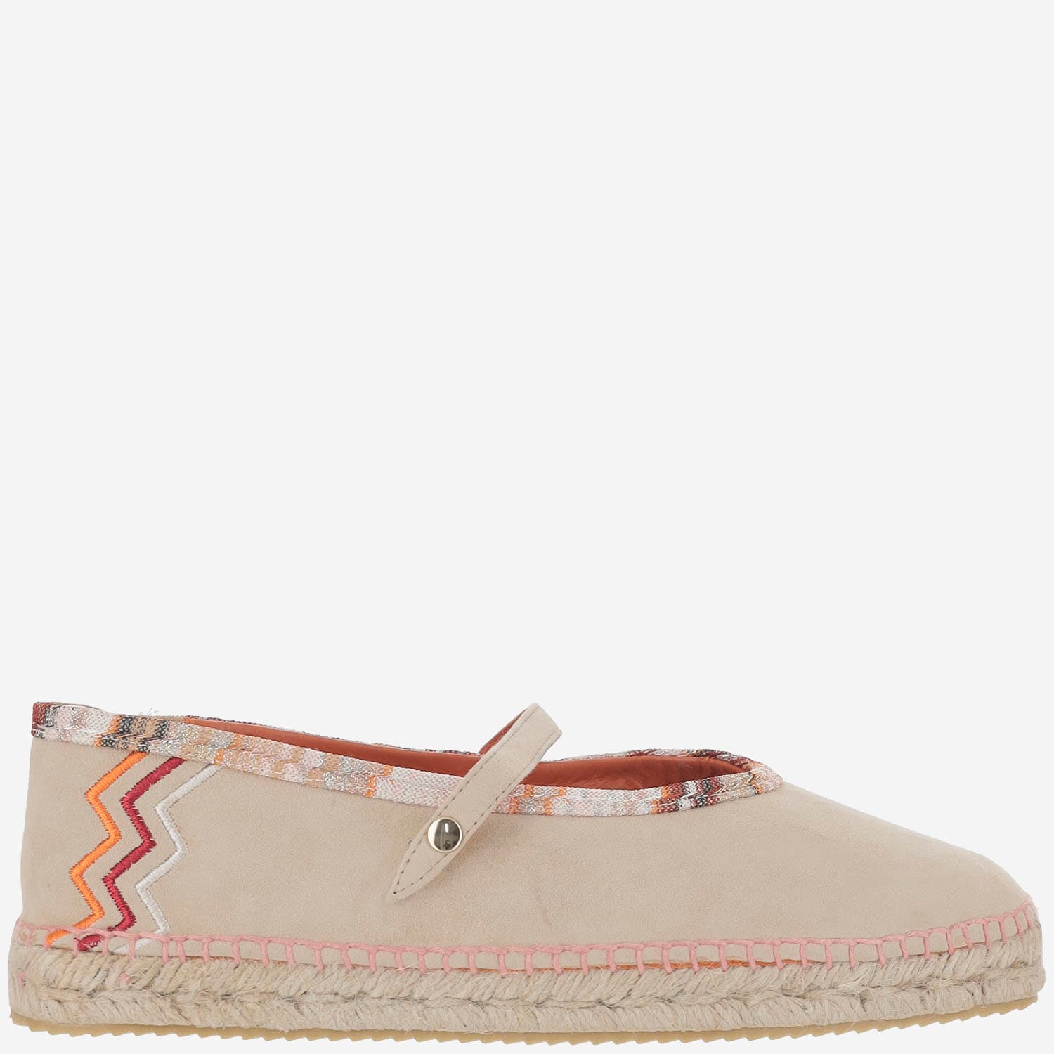 MISSONI VISCOSE-BLEND ESPADRILLES WITH ZIGZAG PATTERN