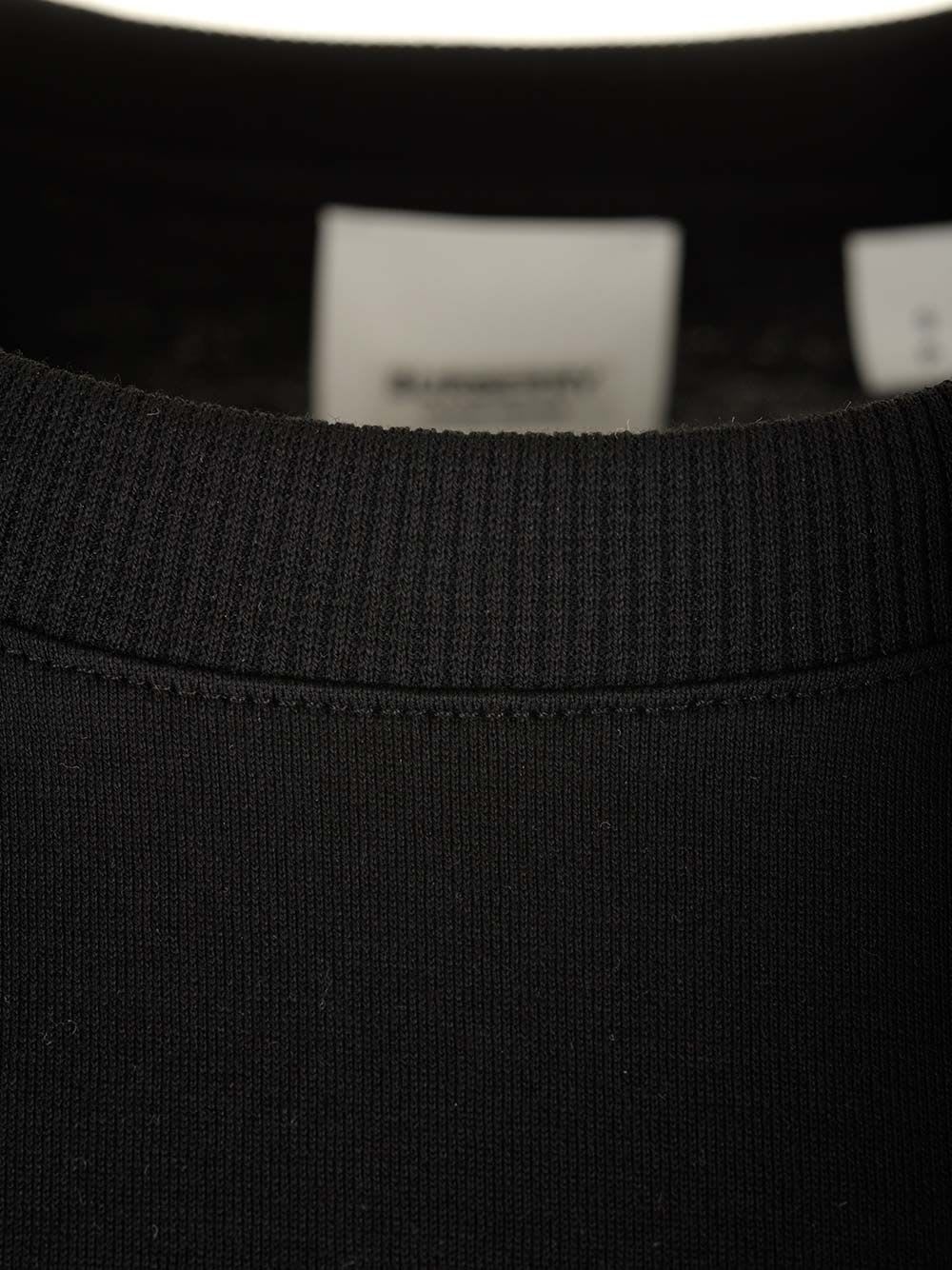 Shop Burberry Cotton T-shirt In Black