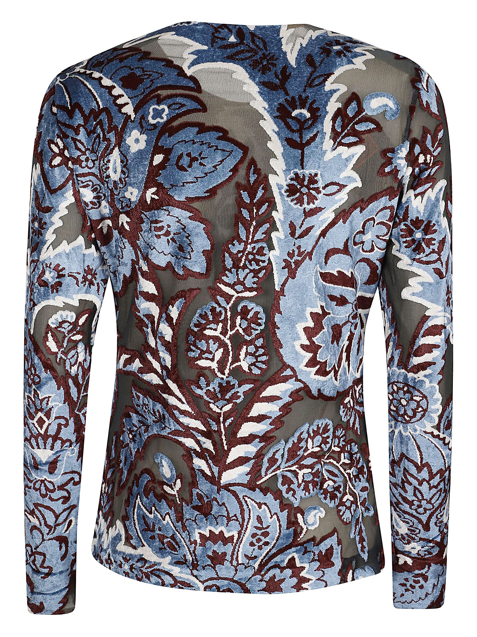 Shop Etro Top In Azzurro Fantasia