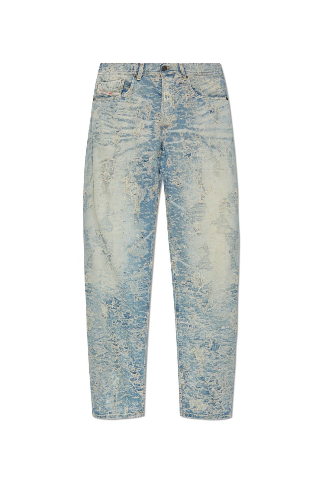 Shop Diesel 2023 D-finitive-fsf-1 Distressed Jeans