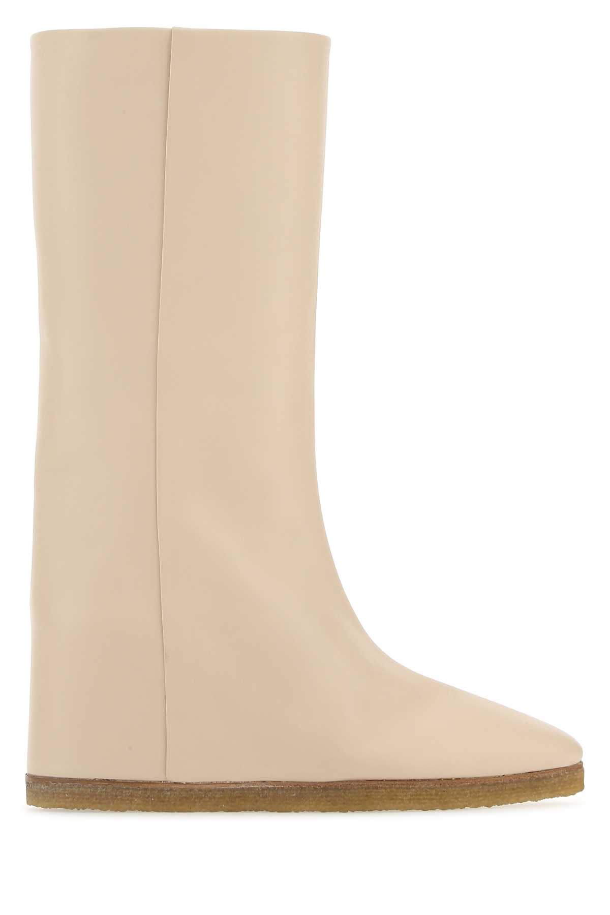 Shop Chloé Sand Leather Moreen Boots In 278