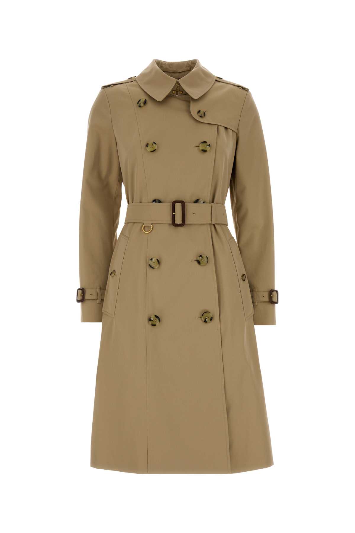 Burberry Beige Twill Trench Coat