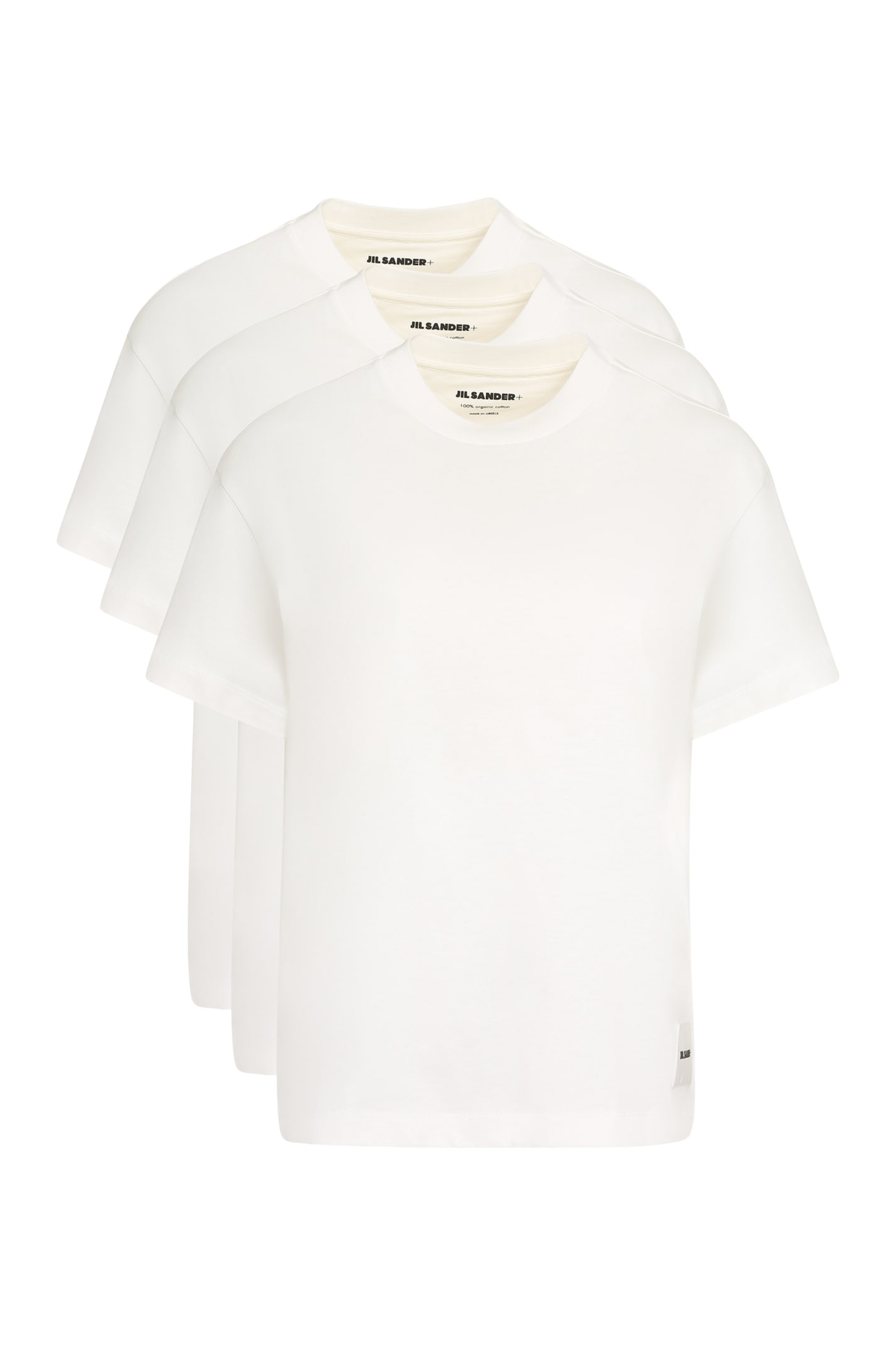 Jil Sander Set Of Three Cotton T-shirts