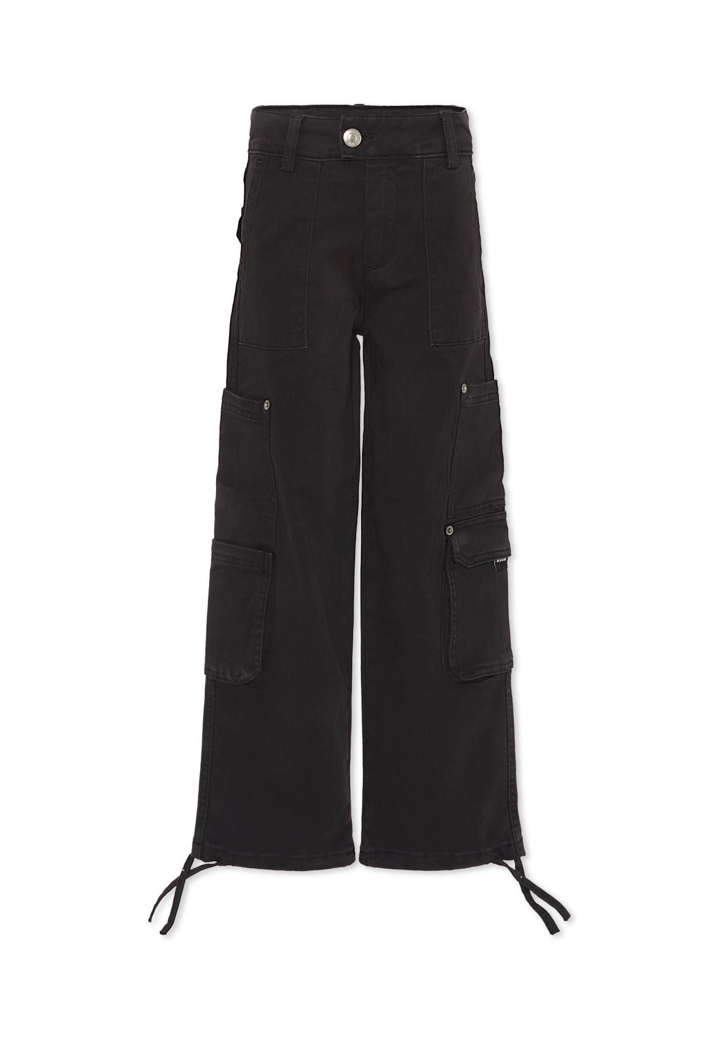 Msgm Cargo Pants In Black