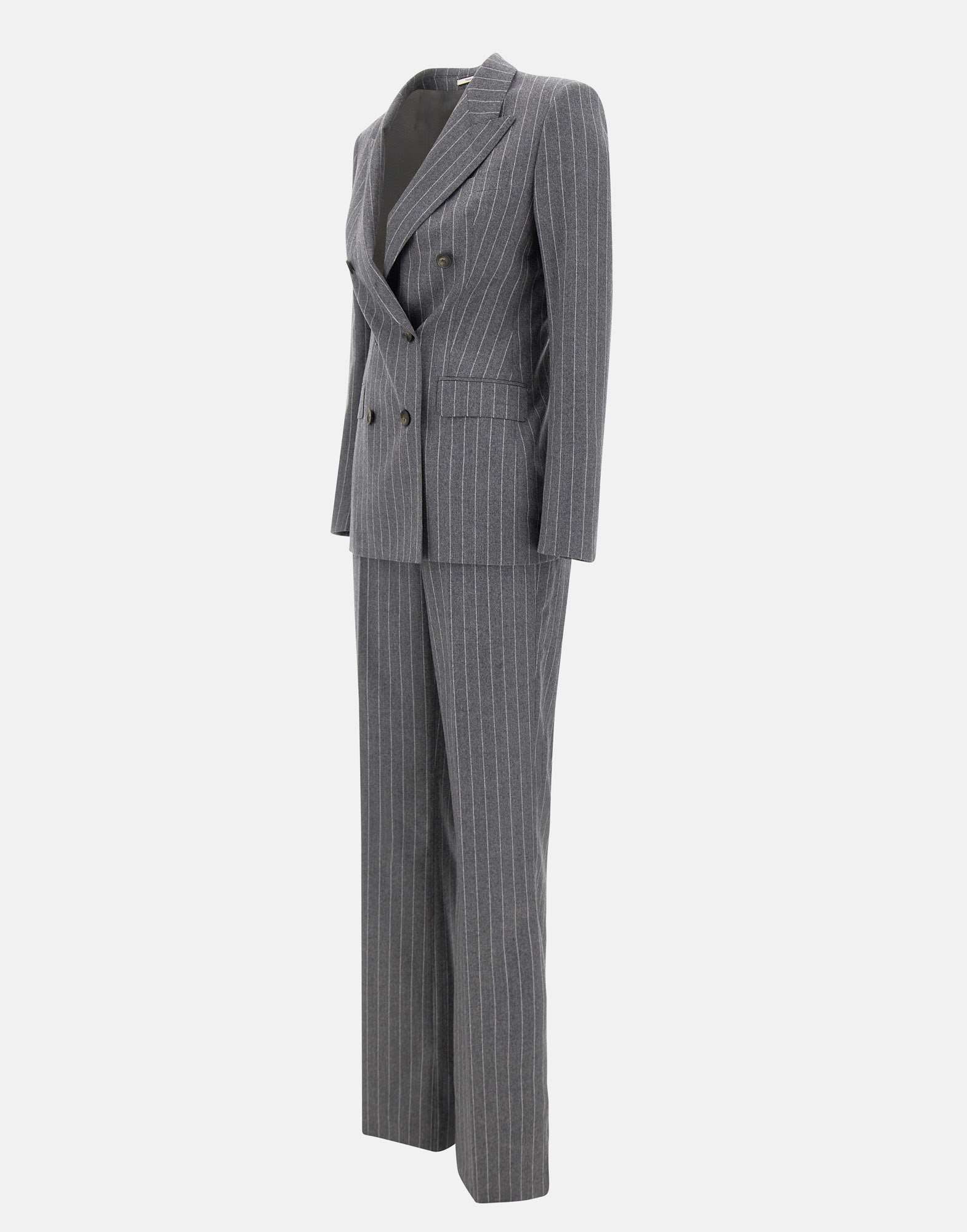 Shop Tagliatore Suit In Grigio Chiaro