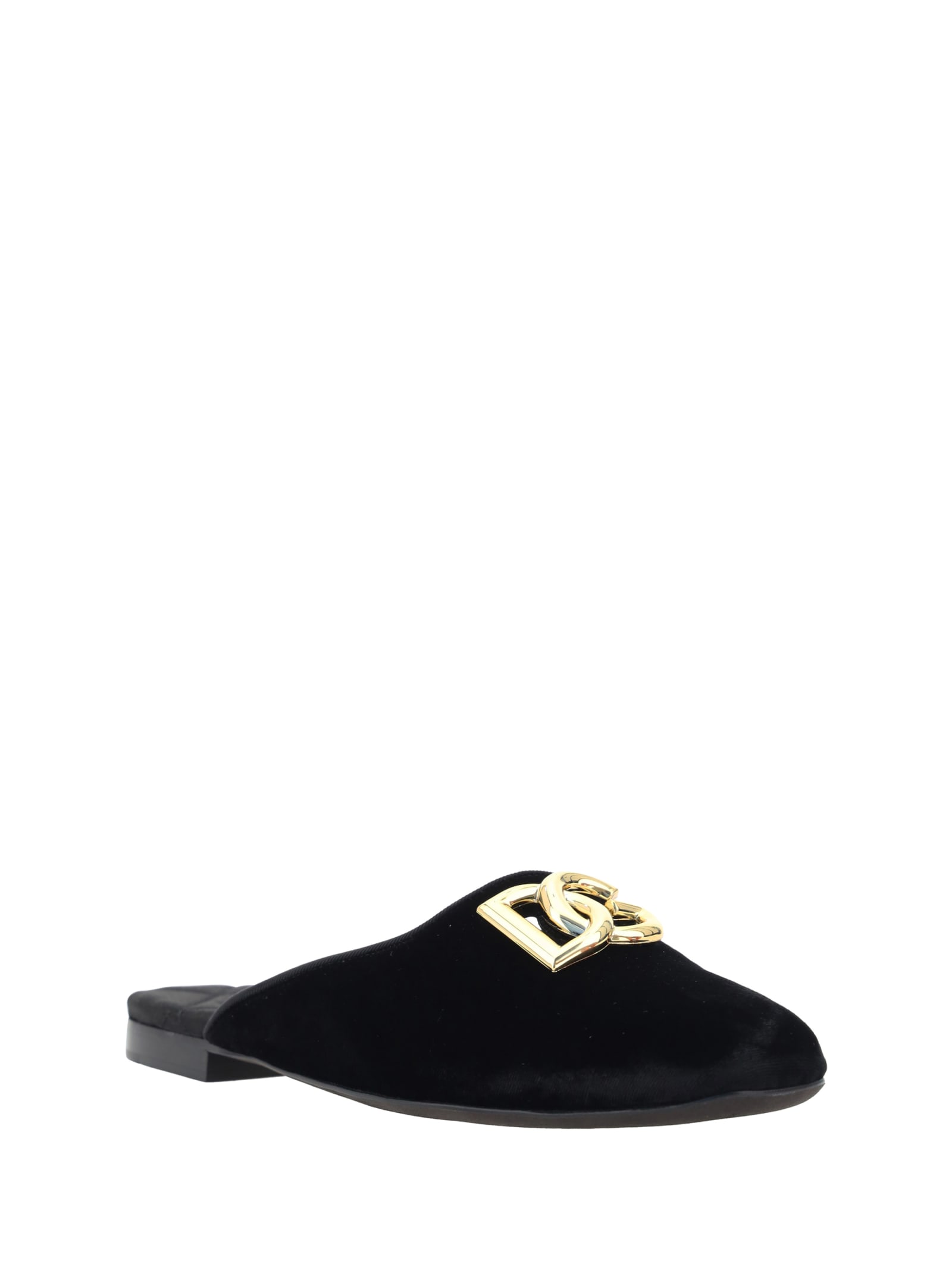 Shop Dolce & Gabbana Mules In Nero