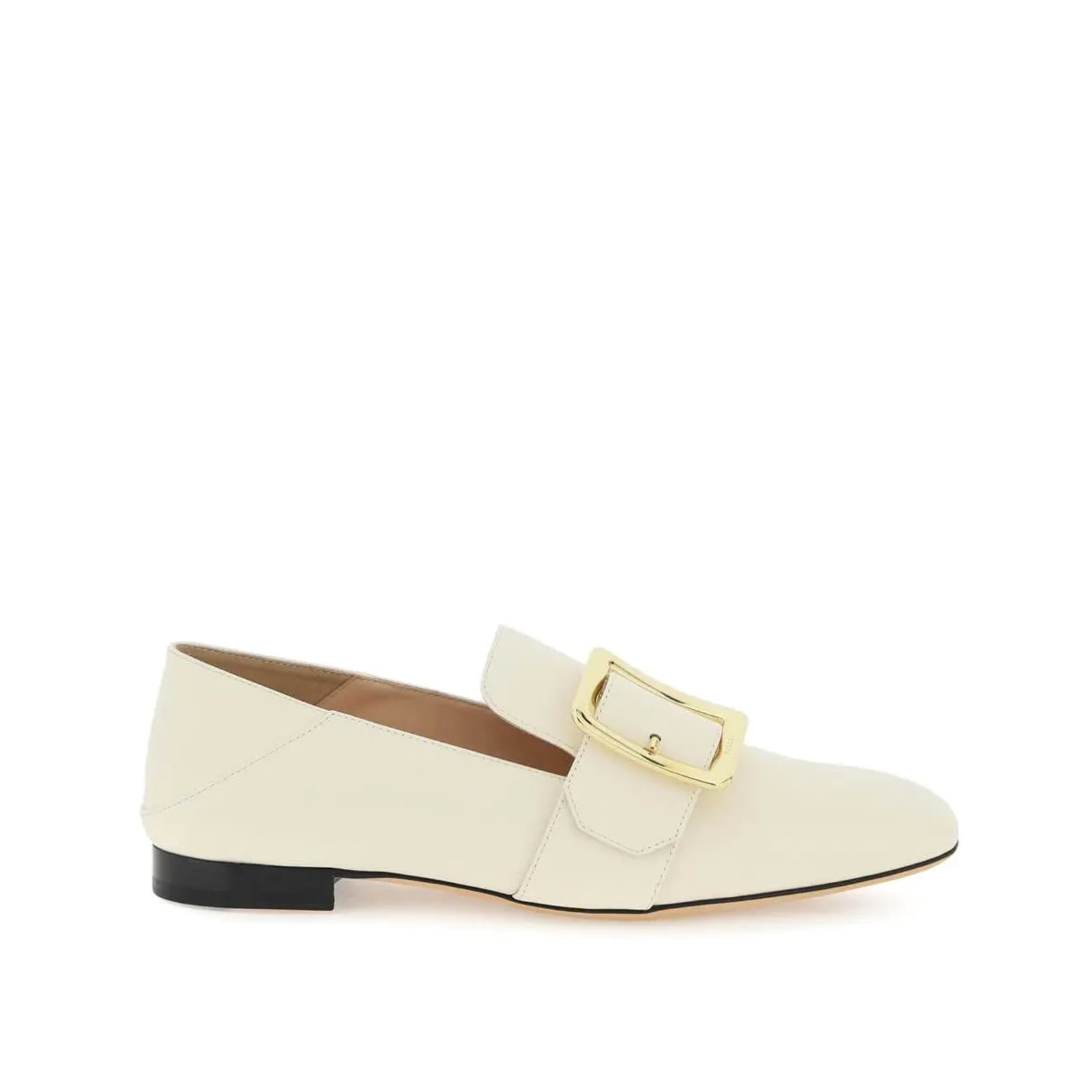 Shop Bally Leather Loafers In White