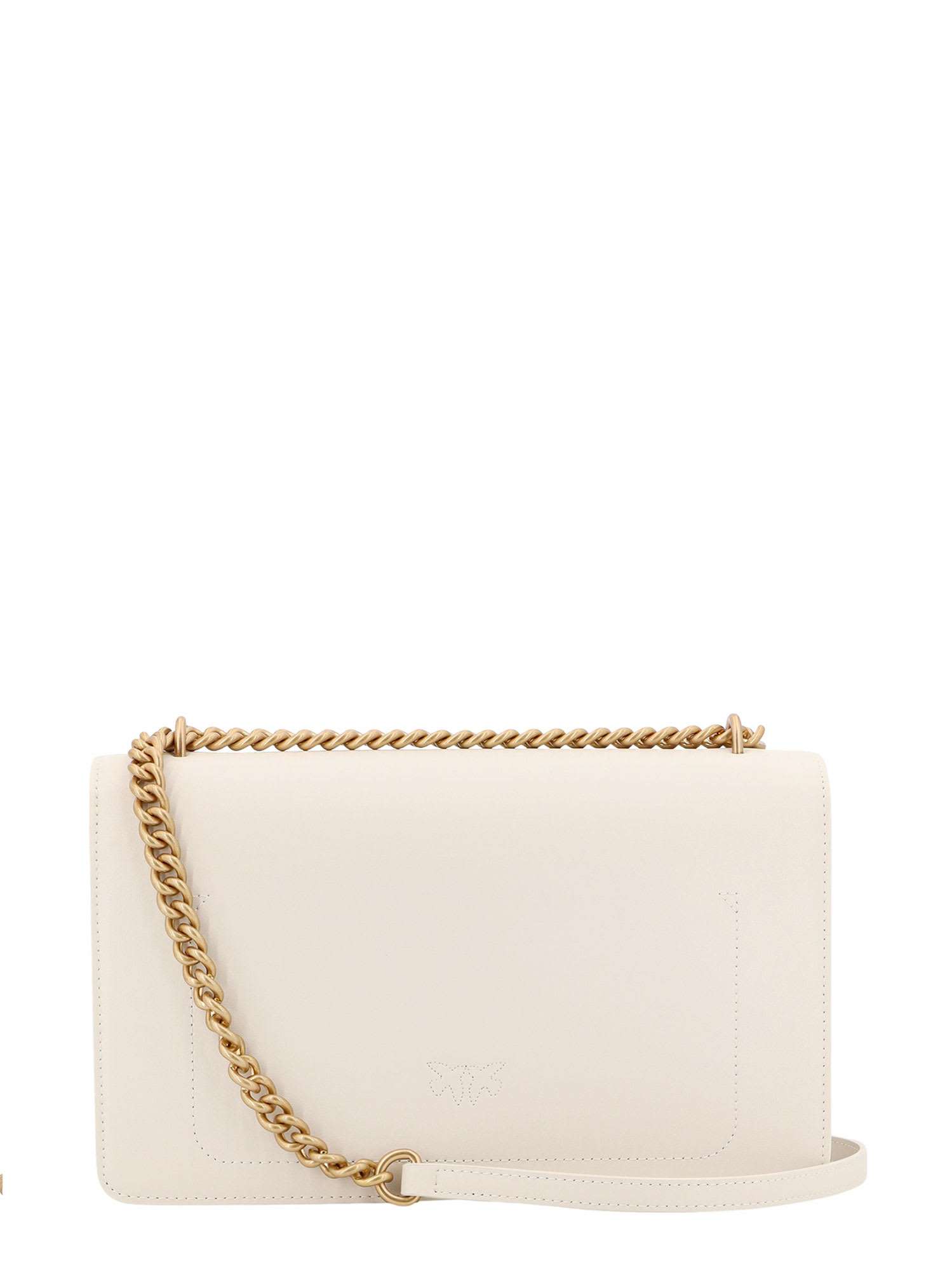 Shop Pinko Love Bag One Simply Shoulder Bag In White