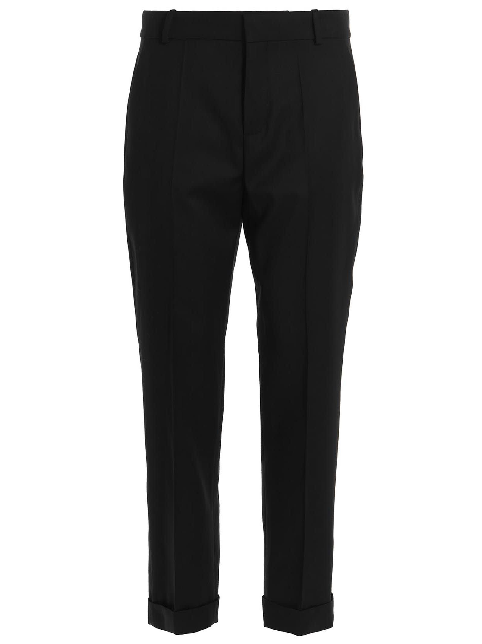 Balmain Pants In Black Wool