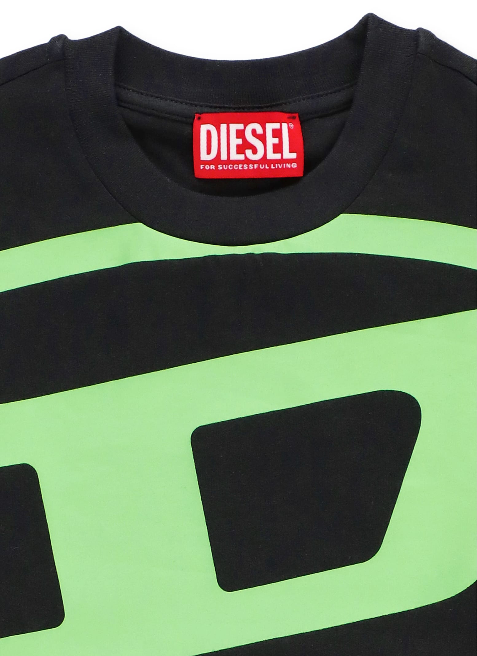 Shop Diesel Mtulli Over T-shirt In Black