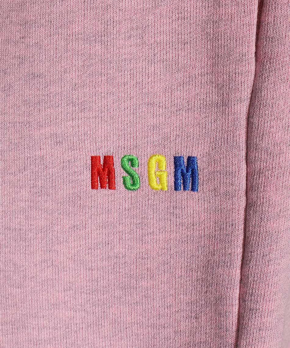 Msgm Cotton Bermuda Shorts In Pink