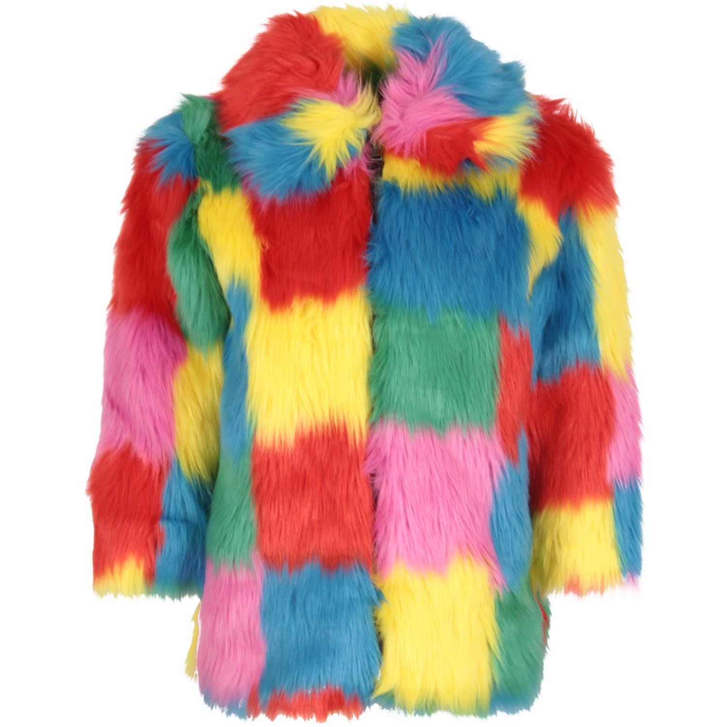 Photo of  Stella McCartney Kids Multicolor Faux-fur For Girl- shop Stella McCartney Kids jackets online sales