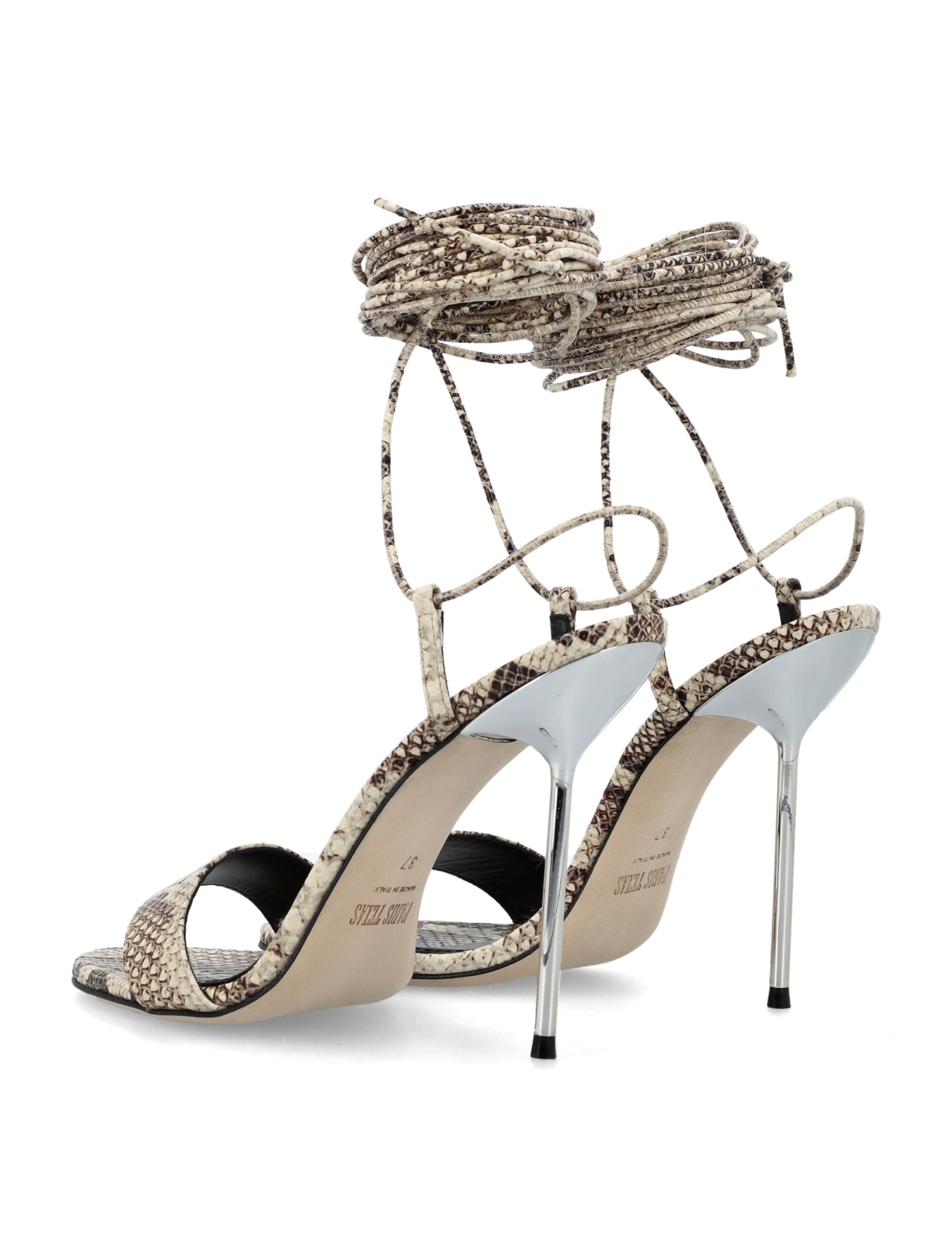 Paris Texas Guya Lace Up Over The Knee Sandals | Smart Closet