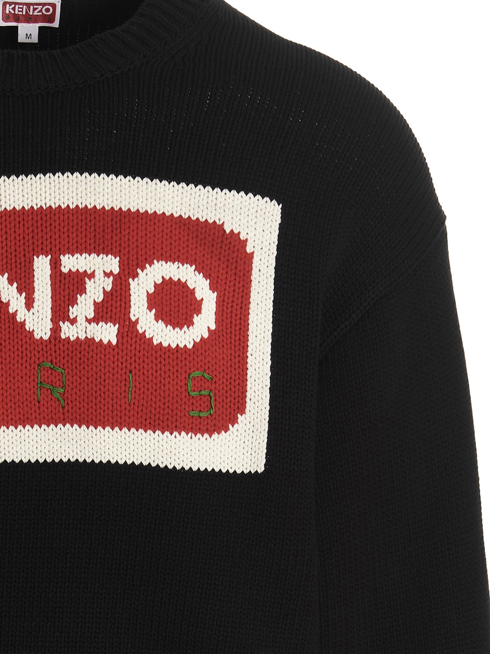 Shop Kenzo Paris Sweater In Nero