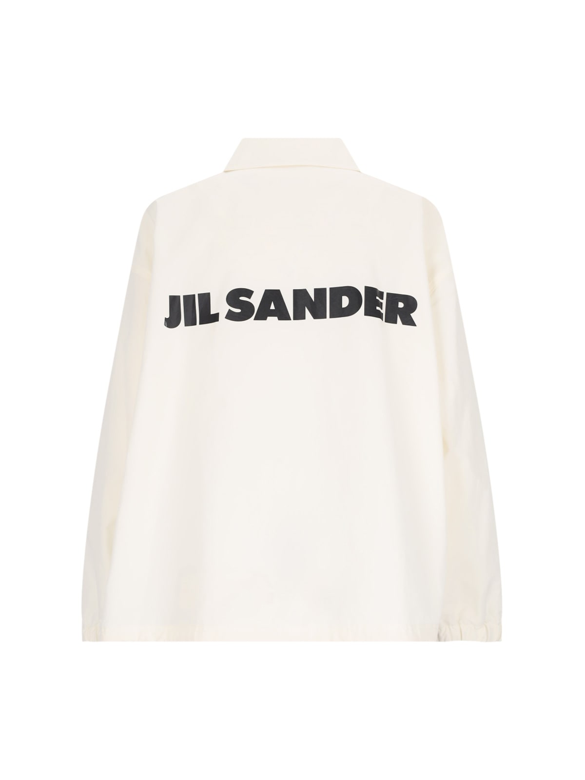 Jil Sander Logo Jacket In Gray