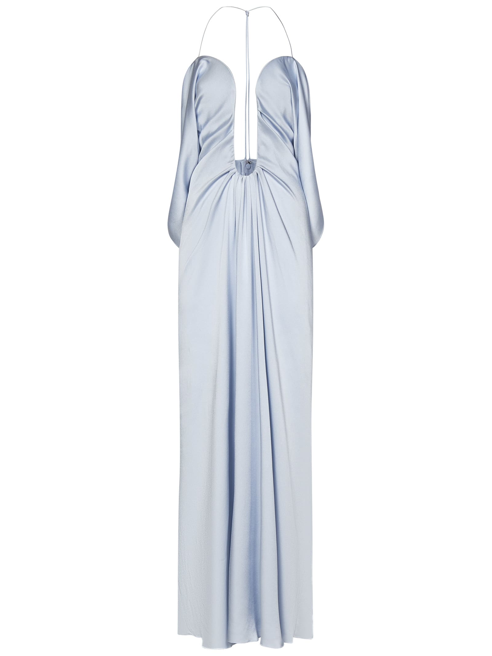 Victoria Beckham Frame Detail Cami Dress Long Dress