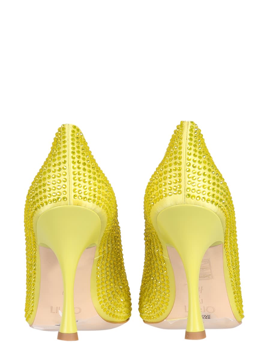 Shop Liu •jo Glam Decollete In Yellow