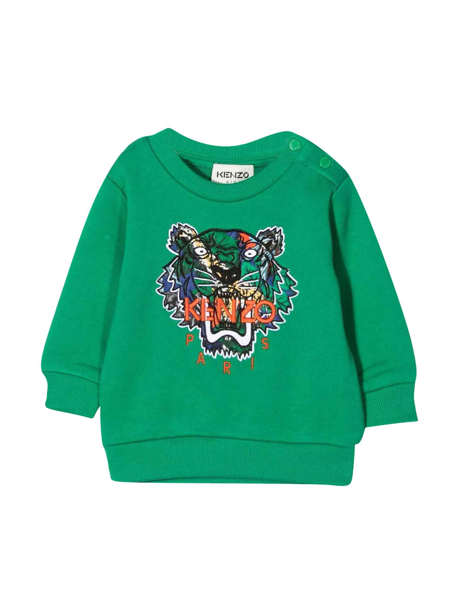 Kenzo Kids Green Sweatshirt Baby Unisex